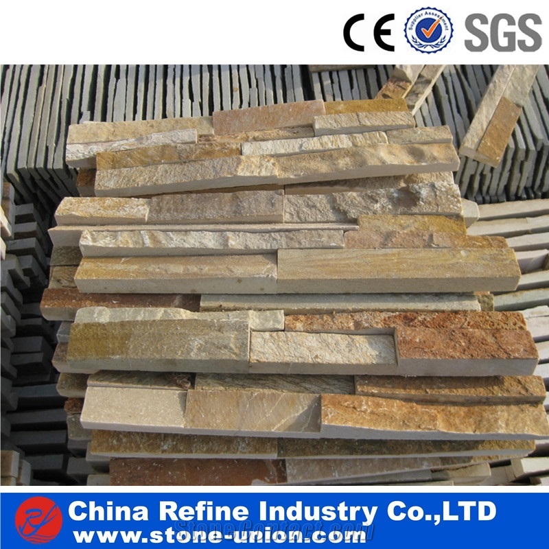 Rusty Rough Ledge Stone Veneer Wall Cladding