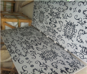 Waterjet Marble Floor Medallion Pattern