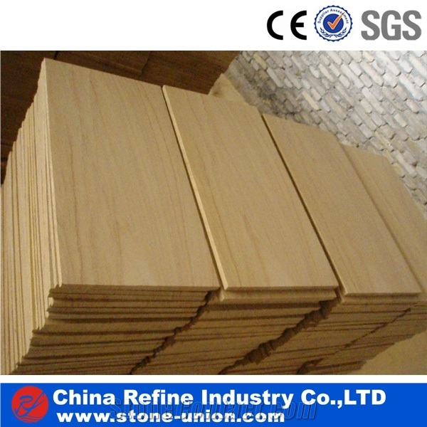 Cheap Yellow Sandstone Tile & Slabs, Sandstone Flooring Tile