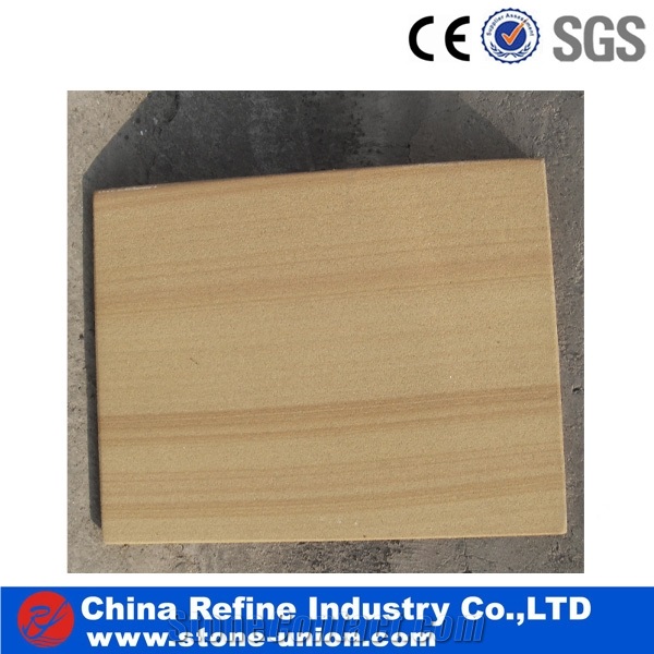 Cheap Yellow Sandstone Tile & Slabs, Sandstone Flooring Tile