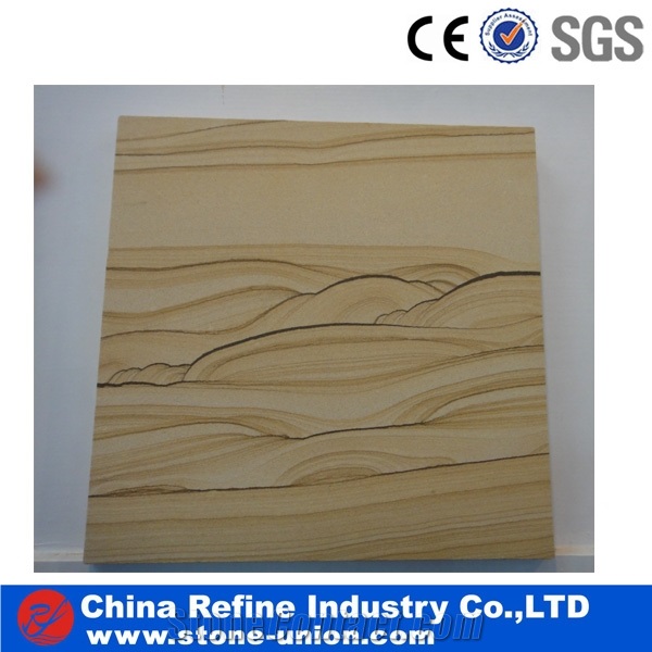 Cheap Yellow Sandstone Tile & Slabs, Sandstone Flooring Tile