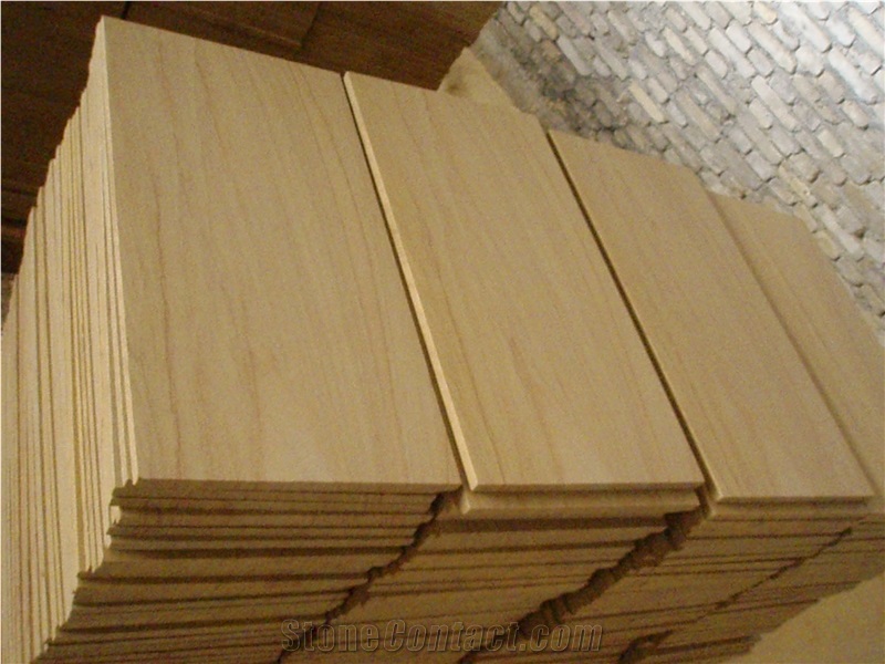 Cheap Yellow Sandstone Tile & Slabs, Sandstone Flooring Tile