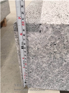 Granite Block Steps with Dark Grey Antislip Strip