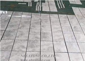 Sliver Clean Marble Slab for Project Covering