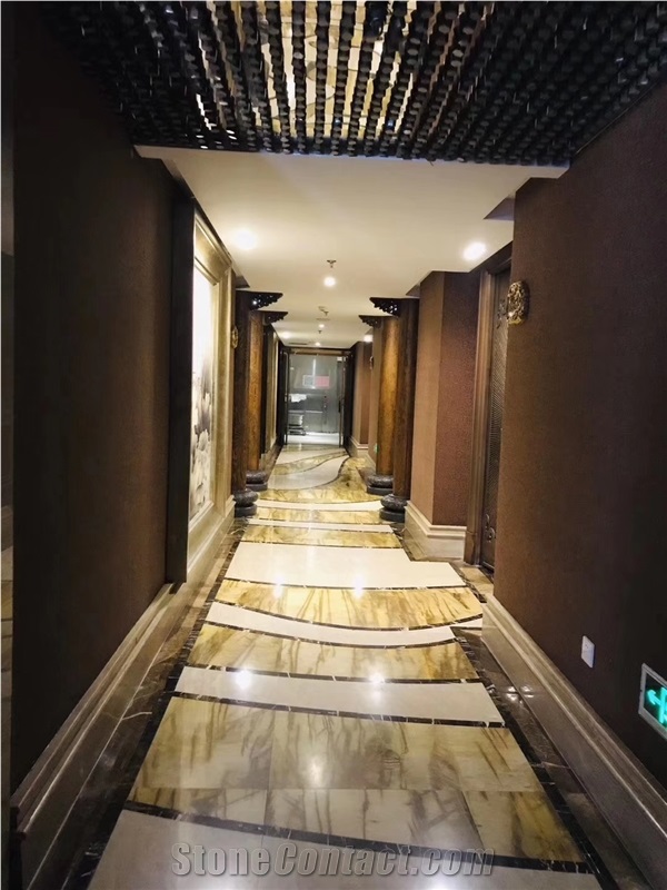 Champagne Gold Marble for Walling Tile
