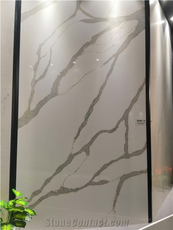 Engineered Stone Artificial Quartz Calacatta