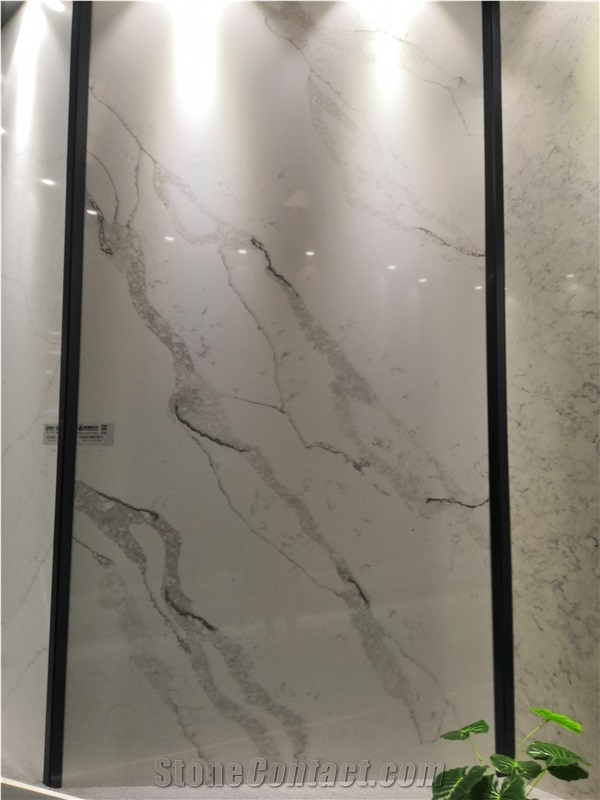Engineered Stone Artificial Quartz Slab Calacatta