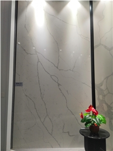 Engineered Stone Artificial Quartz Slab Calacatta