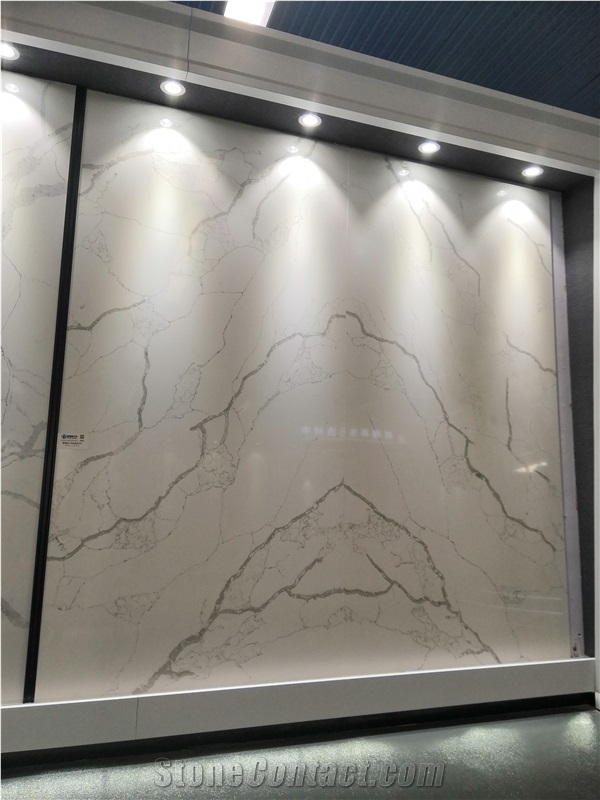 Engineered Stone Calacatta Quartz Stone Slabs