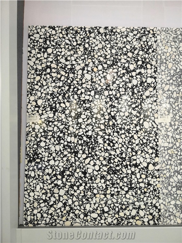 Rs-1002,Grey Terrazzo Tile,Cement Tile