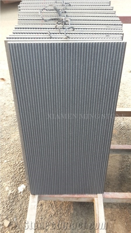 Honed Hainan Black Basalt Tile Swimming Pool Bluestone