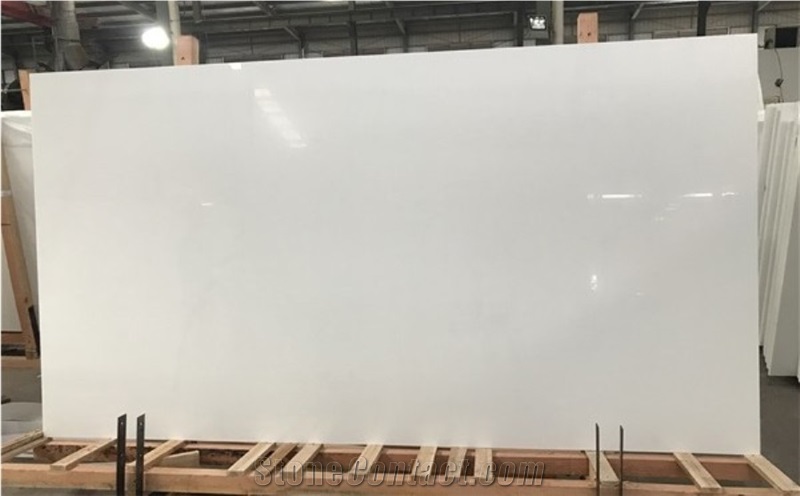 Pure White Nano Crystallized Slab,Artificial Glass Stone