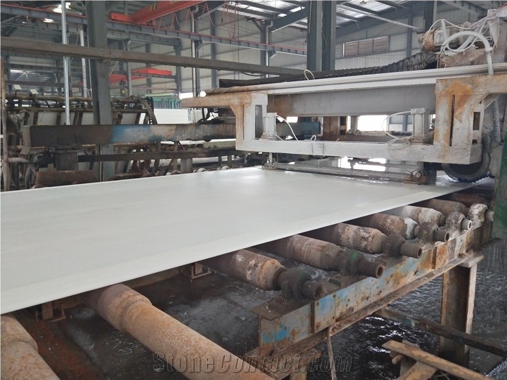 Pure White Nano Crystallized Slab,Artificial Glass Stone
