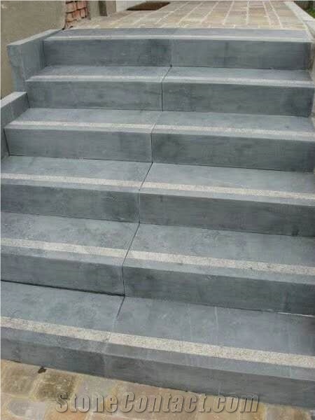 Blue Limestone Kerb,Curb,Raodway Side