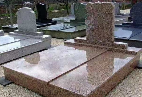 Red Granite Tombstone,Headstone,Gravestone