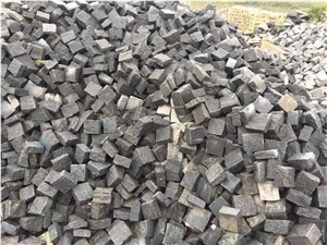 Dark Grey Granite Cobble Stone