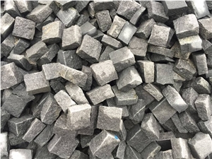 Dark Grey Granite Cobble Stone