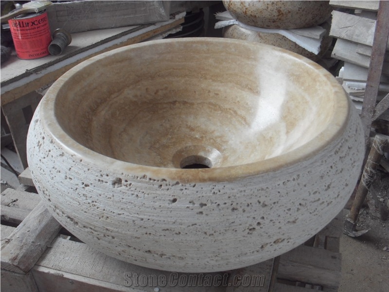 Travertine Sink Bathroom Sink Wash Basin