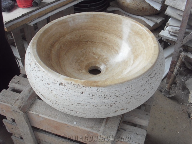 Travertine Sink Bathroom Sink Wash Basin