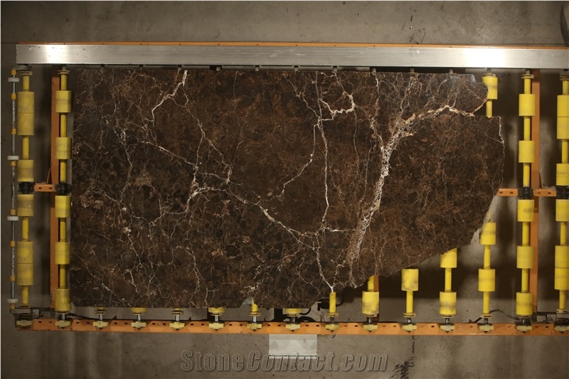Polished Dark Emperador Slabs 2cm