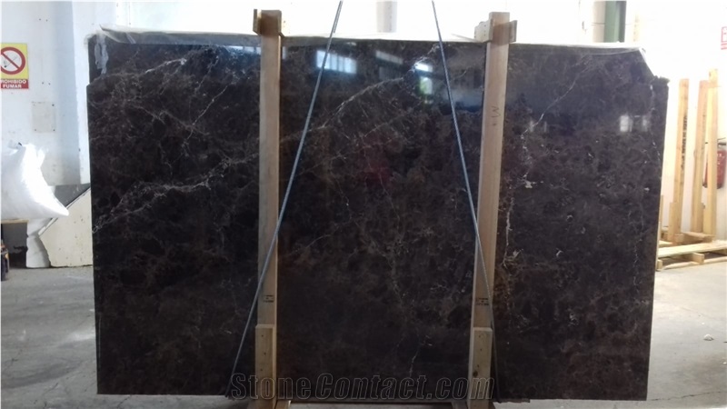 Polished Dark Emperador Slabs 2cm