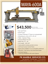 Maya-600A Compact Bridge Saw