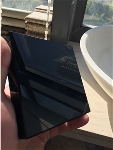 Black Nano Glass for Vanity Top, Table Top
