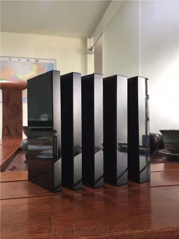 Black Nano Glass for Vanity Top, Table Top