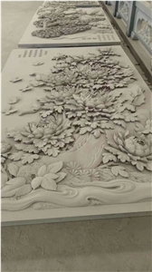 Natural Stone Granite Engraving Wall Relief