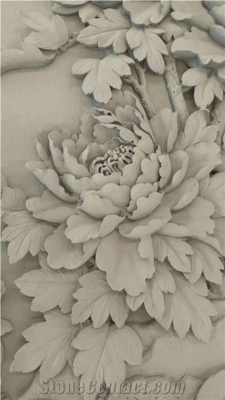 Natural Stone Granite Engraving Wall Relief