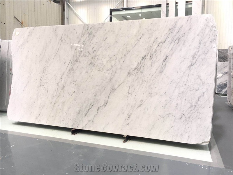 White Cararra Granite Slabs and Tiles