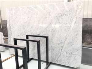 White Cararra Granite Slabs and Tiles