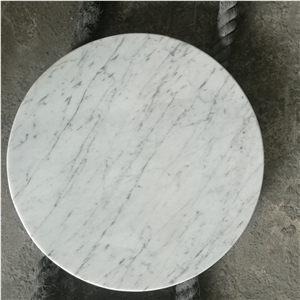 Customized Home Use Carrara Coffee Marble Table