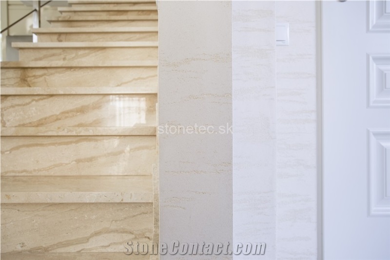 Breccia Sarda Marble Stair