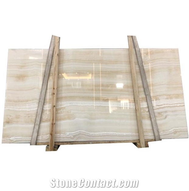 Akdag Vanilla Ivory Onyx with 1.8 cm Polished Slab