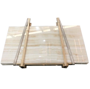 Akdag Vanilla Ivory Onyx with 1.8 cm Polished Slab