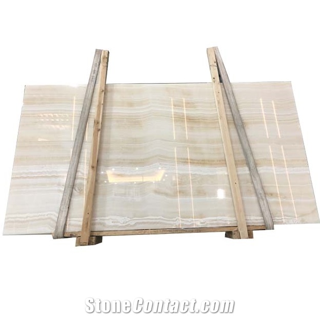 Akdag Vanilla Ivory Onyx with 1.8 cm Polished Slab