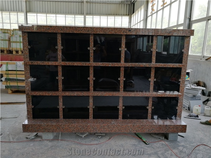 Europe G562 Pink 15 Niches Columbarium