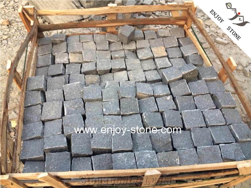 Cobblestone Paving G654 Granite Cube Stone