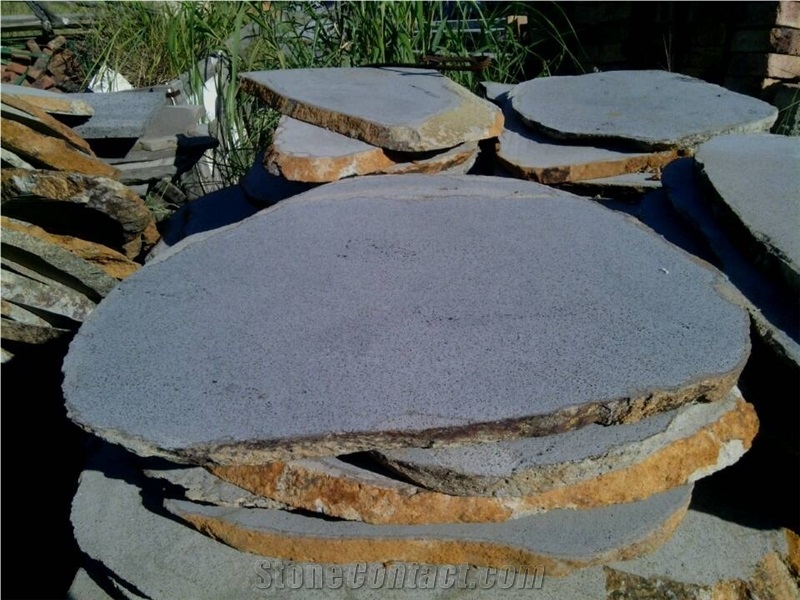 Flagstone Sawn Zhangpu Light Grey Basalt