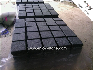 Flamed Original G654 Granite Cobble Stone