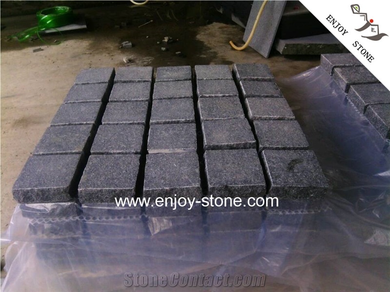 Flamed Original G654 Granite Cobble Stone