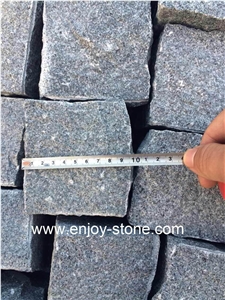 G654 Granite Natural Split Cobble Stone Pavement