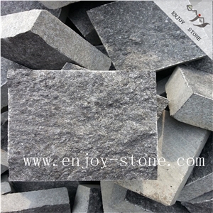 G684 Black Granite Cube Stone,Natural Split,Paver