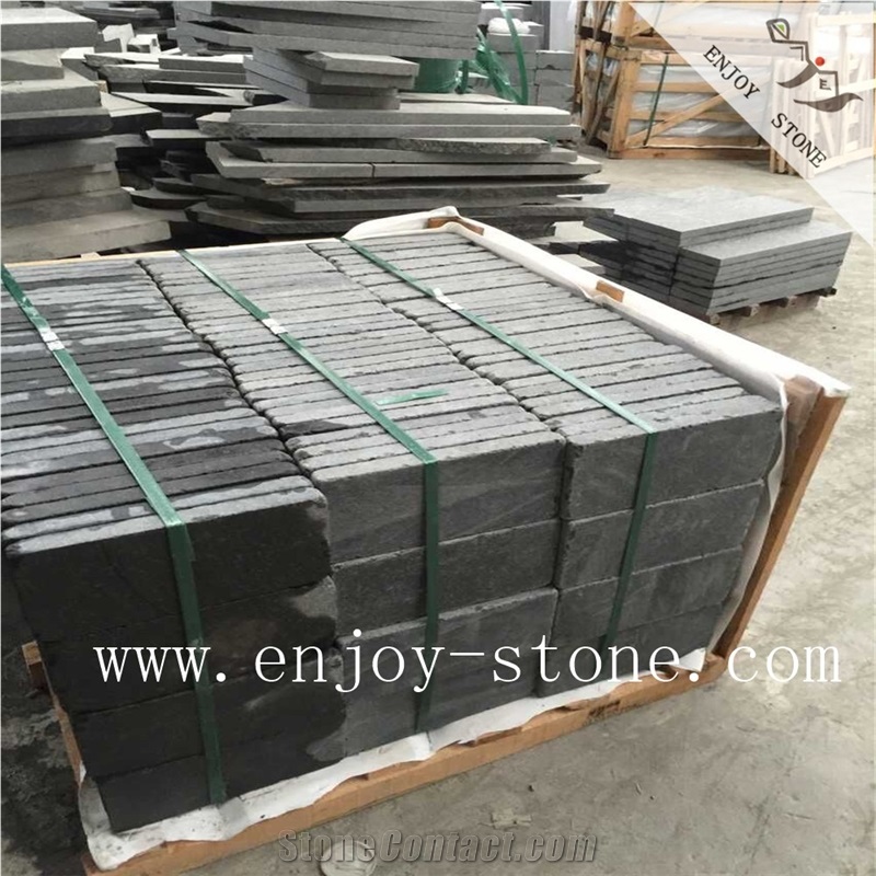G684 Black Granite Cube Stone,Natural Split,Paver