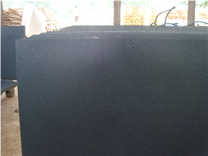 Hainan Black Basalt,Floo Tile&Slab,Honed Stone