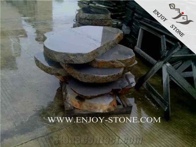 Light Grey Stepping Stone Tread Basalt Tiles
