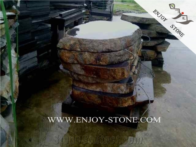 Light Grey Stepping Stone Tread Basalt Tiles
