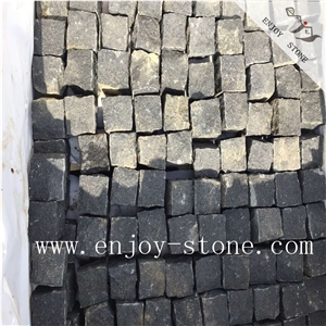 Road Paver,Cube Stone,G684 Black Granite,Landscape