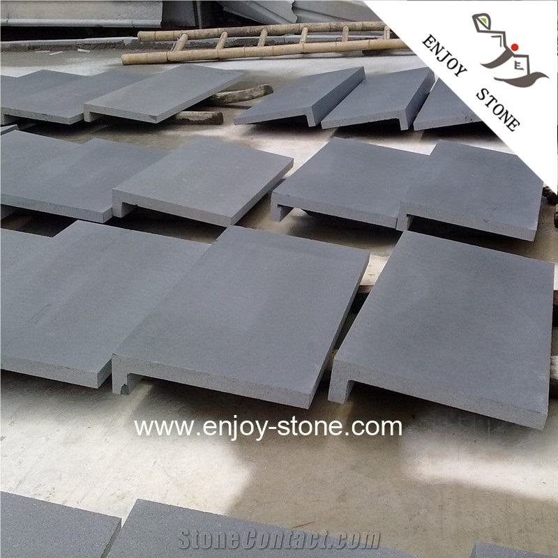 Zhangpu Black Basalt Drop Face Rebated